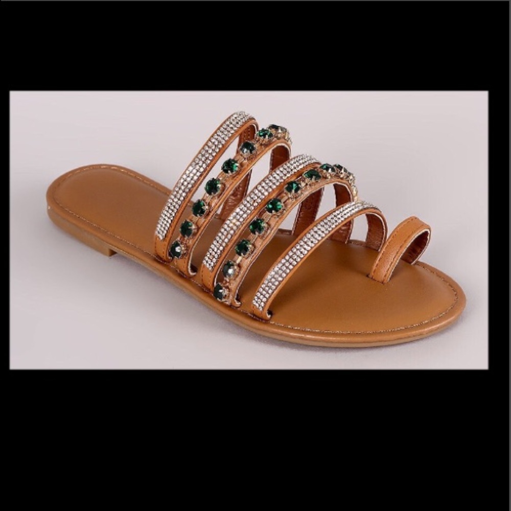 BAMBOO LAST ONE Festival Jeweled Flat - Picture 3 of 7